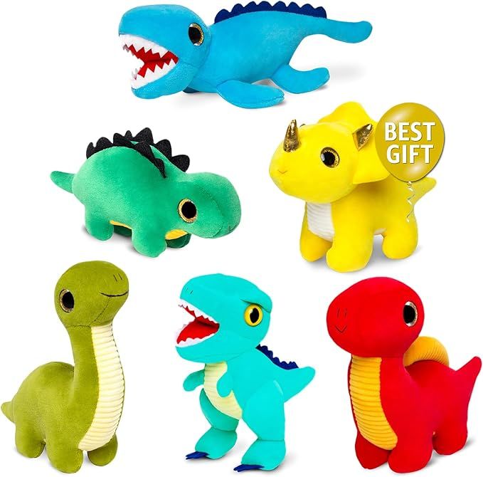 Dinosaur Stuffed Animal Boys Girls, Dinosaur Toys Kids 1-2 Years Old, Sensory Toys for Toddlers 1... | Amazon (US)