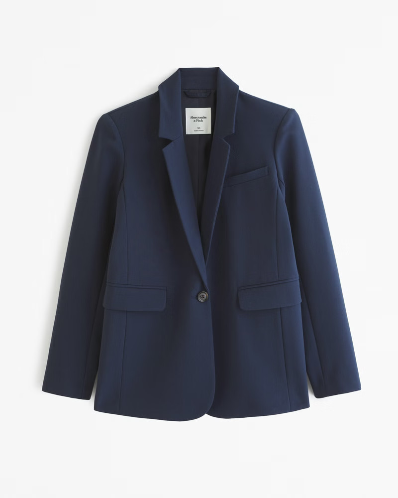Women's Classic Suiting Blazer | Women's Coats & Jackets | Abercrombie.com | Abercrombie & Fitch (US)