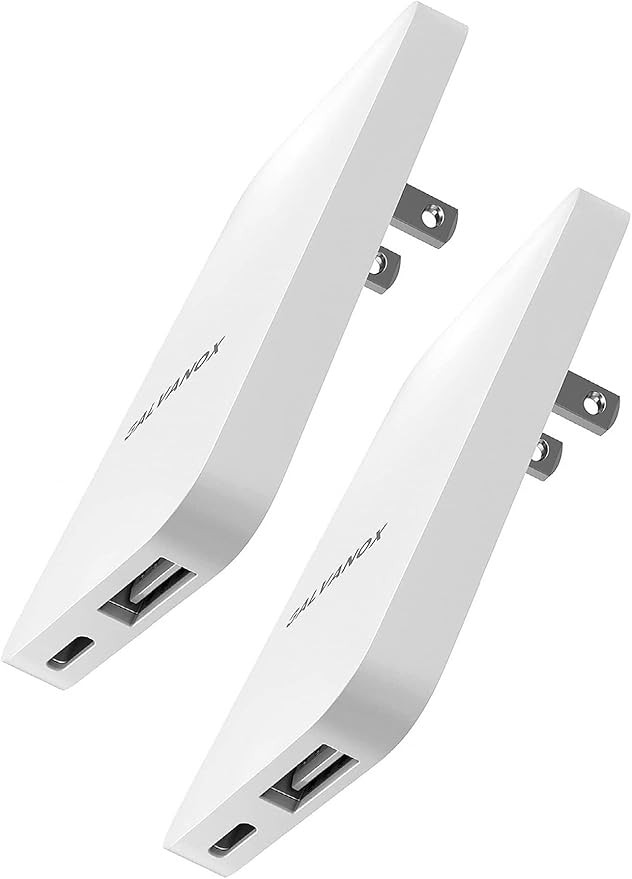 Type C Flat Wall Charger, Galvanox Ultra Slim (Multi-Port Power Adapter) for iPhone 12/13/14/15 i... | Amazon (US)