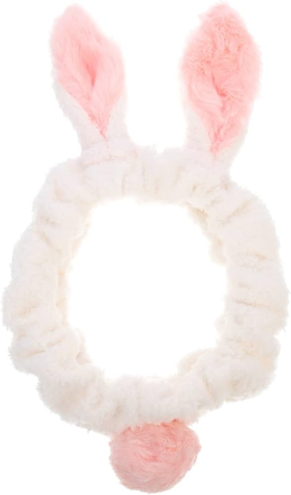 FRCOLOR Simple Hairband Fixing Band Shower Turban Bath Cosplay Ear Plush Costume Headwraps Wash E... | Amazon (US)