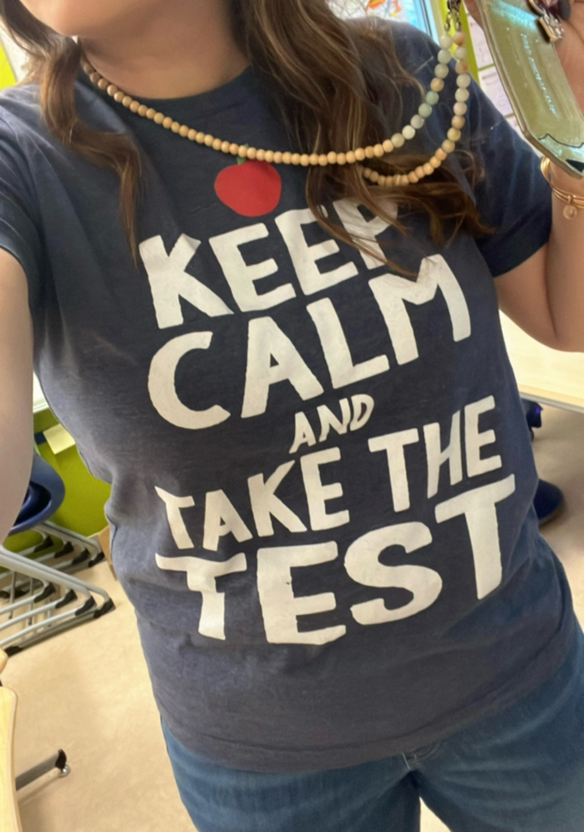 Testing day tshirt today for work! Teacher outfit. Teacher tee  

#LTKworkwear #LTKmidsize #LTKfindsunder50