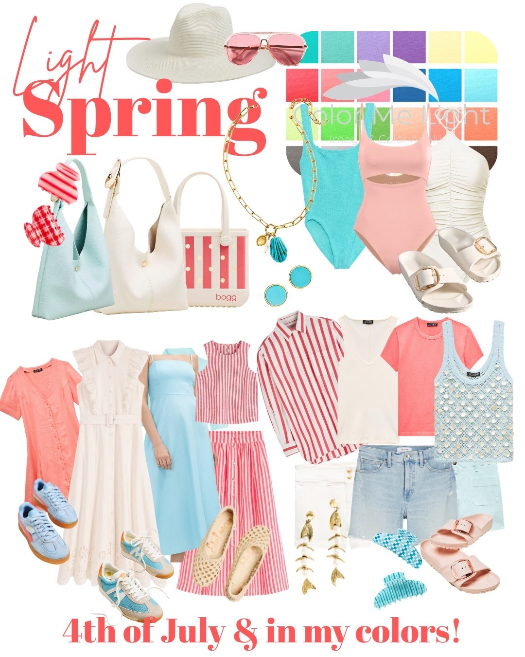 Light spring & 4th of July! #coloranalysis