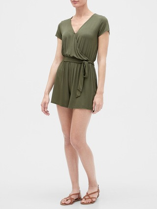 Wrap Romper | Gap Factory