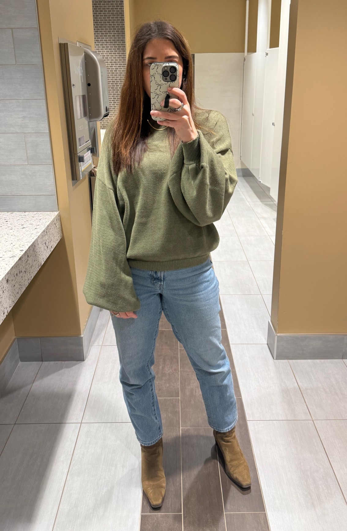 Sweater is v old Nordstrom
Jeans are favorites from Old Navy 
Shoes are also favs from Old Navy 

#LTKWorkwear #LTKSaleAlert #LTKootd