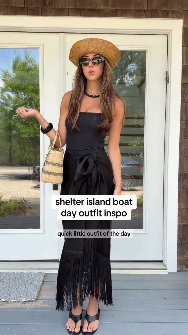 shelter island boat day outfit inspo🖤 and use code BLAKERAYFIELD for @Vivrelle

#LTKootd #LTKSeasonal #LTKSwim
