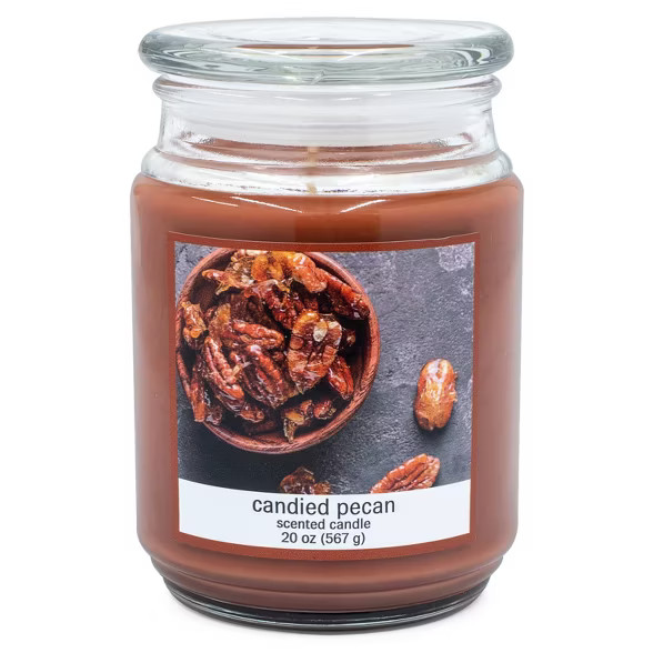 20oz Glass Jar Candied Pecan Candle | Target