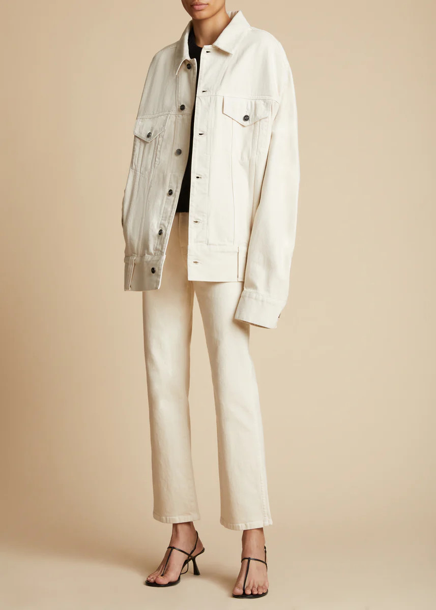 The Vivian Jean in Ivory | Khaite