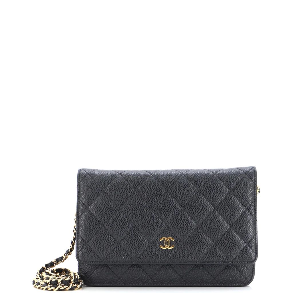 Wallet on Chain Quilted Caviar | Rebag