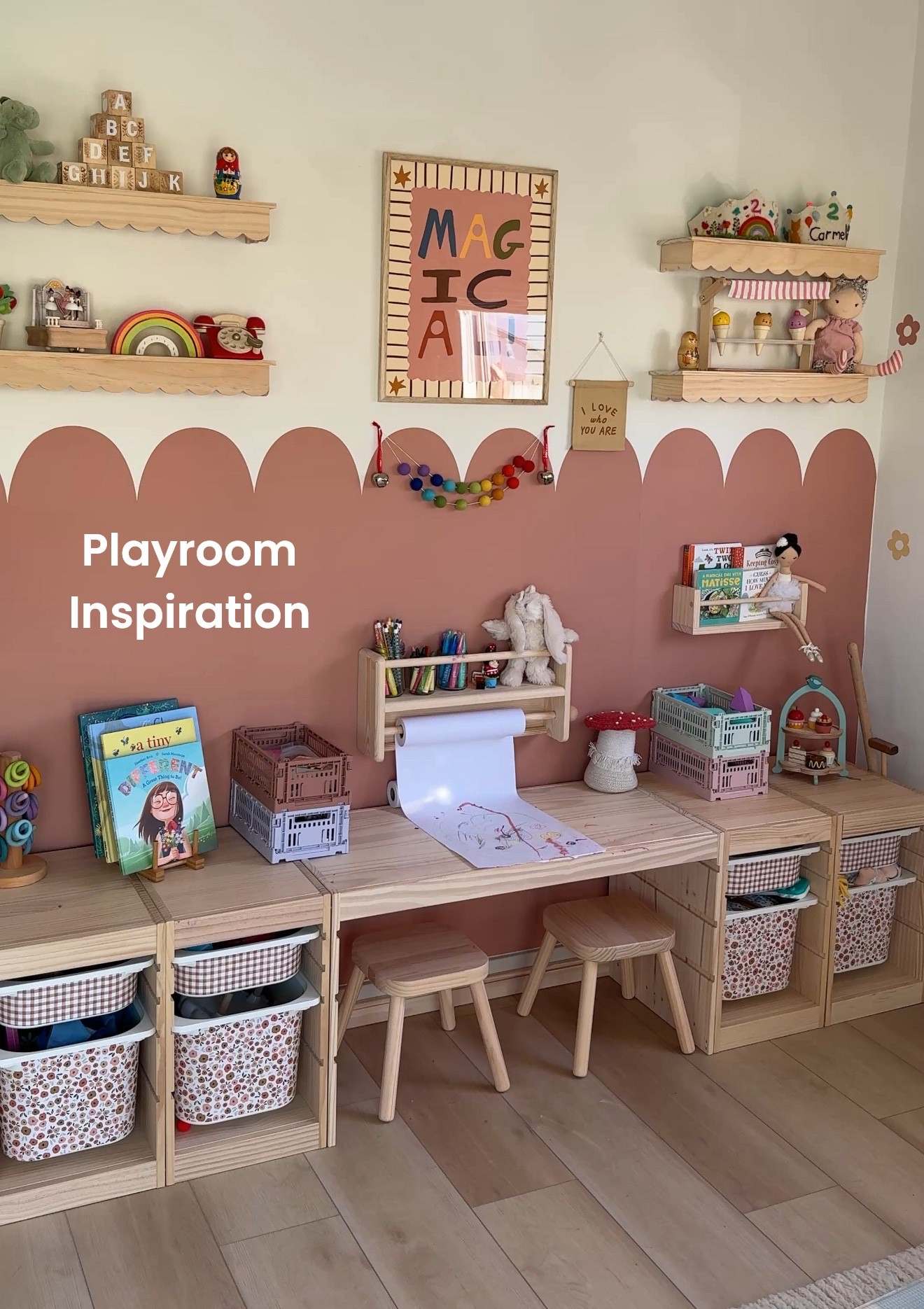Everything I used to makeover our office turned playroom!! 