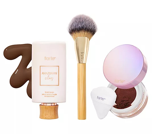 tarte Amazonian Clay Tinted Serum & Creaseless Powder Set | QVC