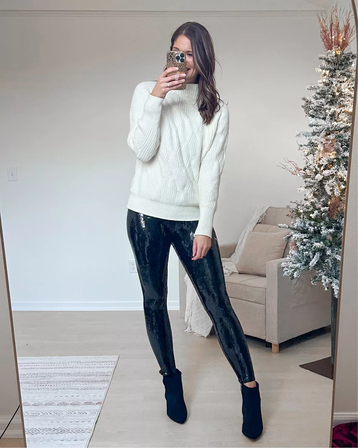 Super High Waisted Sequin Leggings curated on LTK