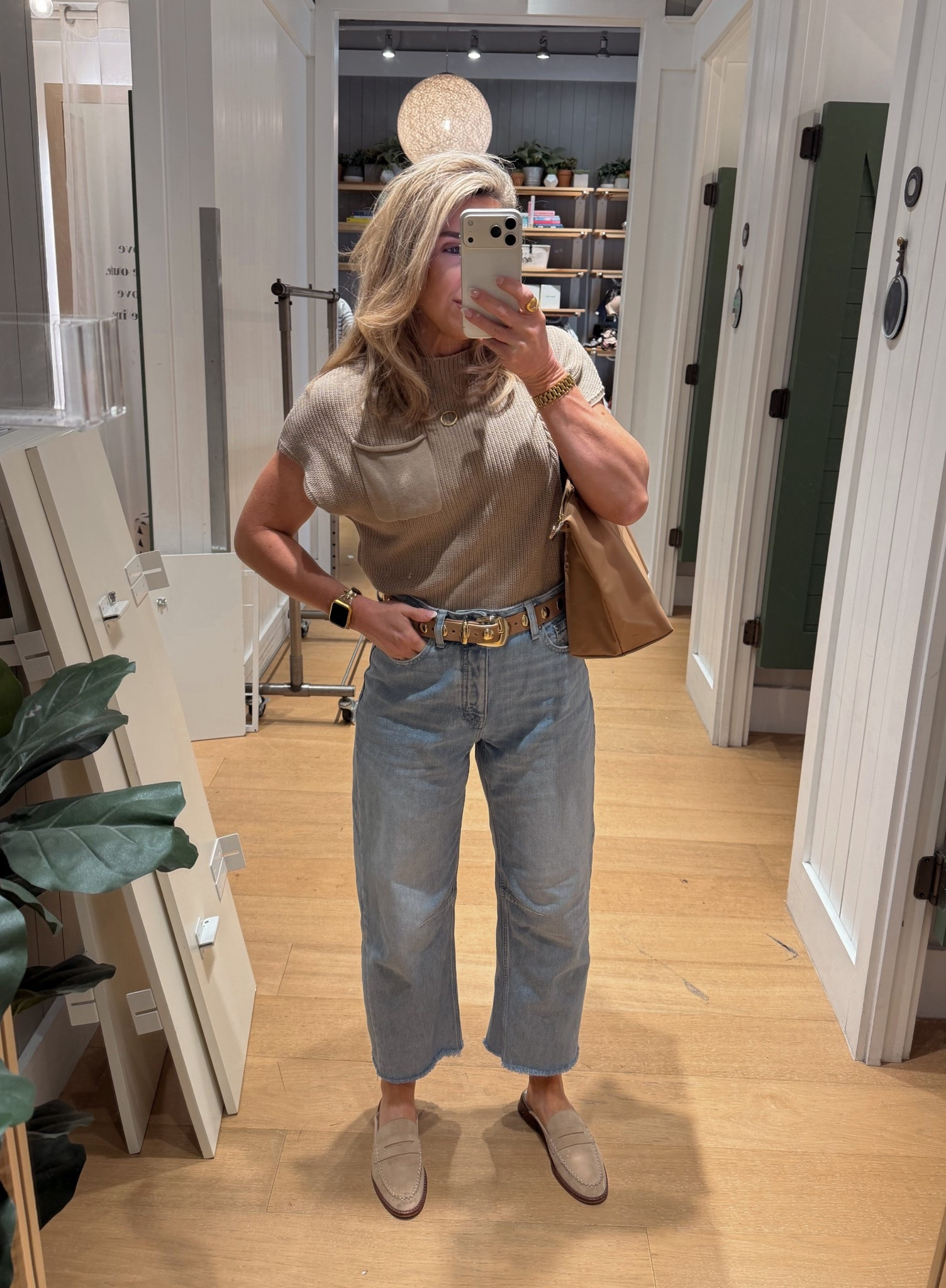 Spending the day in New Orleans. Shopping & eats. 🫶🏼

Fall street style, fall casual outfit with jeans, barrel denim jeans, madewell, weekend outfits

#LTKOver40 #LTKStyleTip #LTKPetite