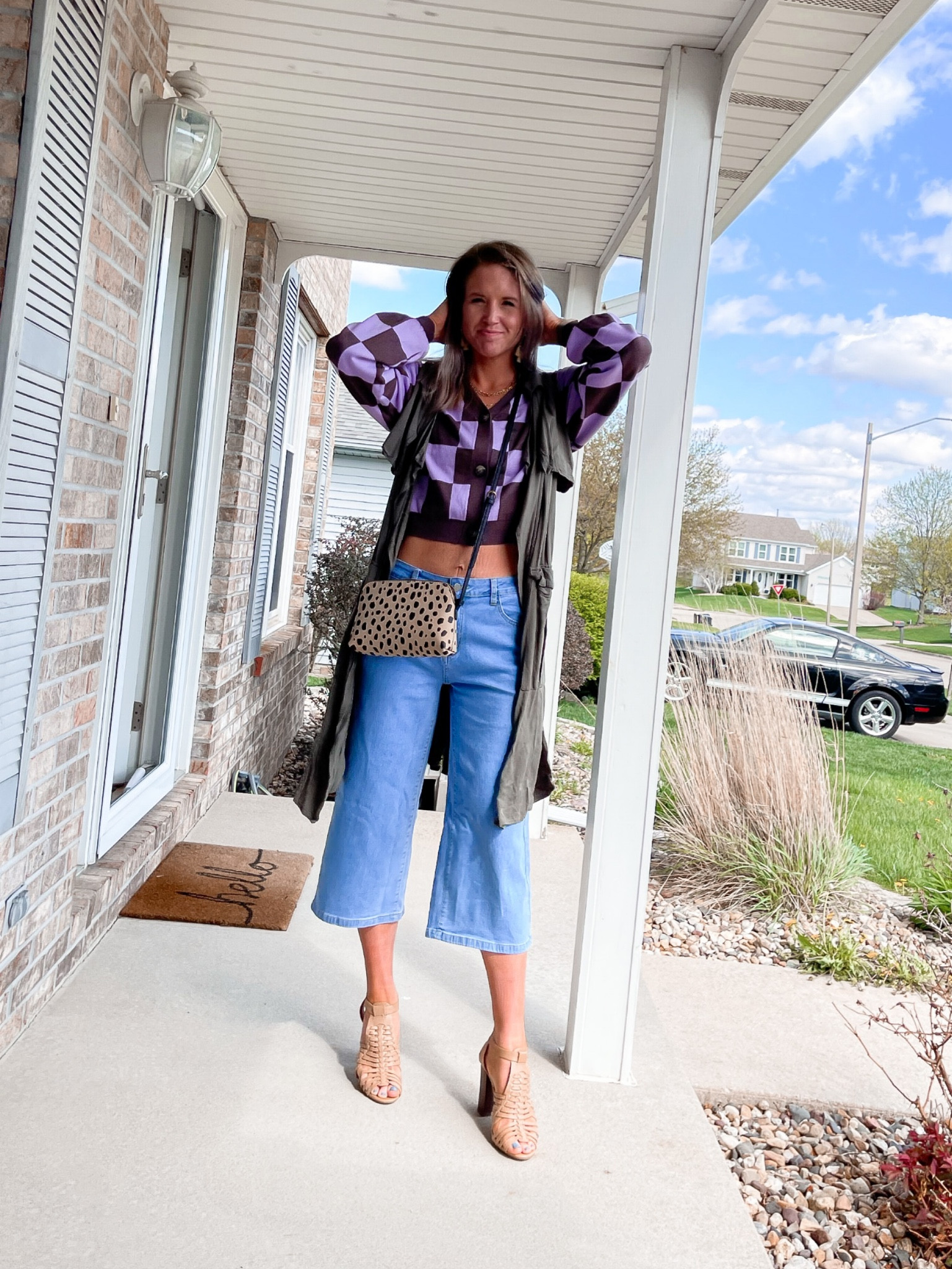 Casual spring vibe today | Amazon finds | Target finds | Womens strap you heeled sandals 

#targetstyle #amazon #amazonfashion #amazonprime #springfashion 

#LTKsalealert #LTKSeasonal #LTKunder50