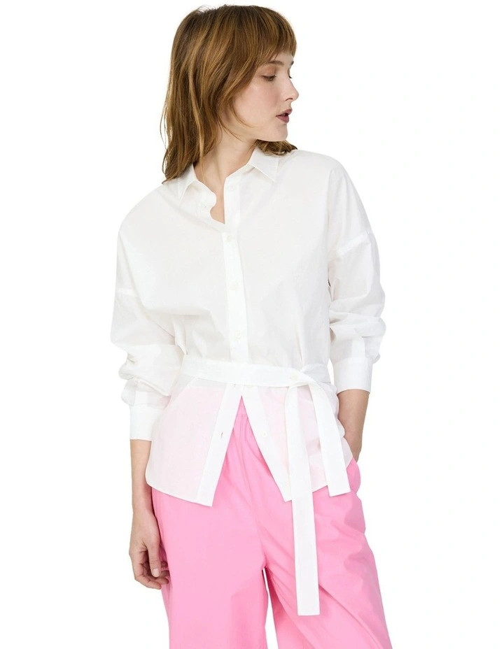 Chiara Long Sleeve Shirt Backless in Black | Myer