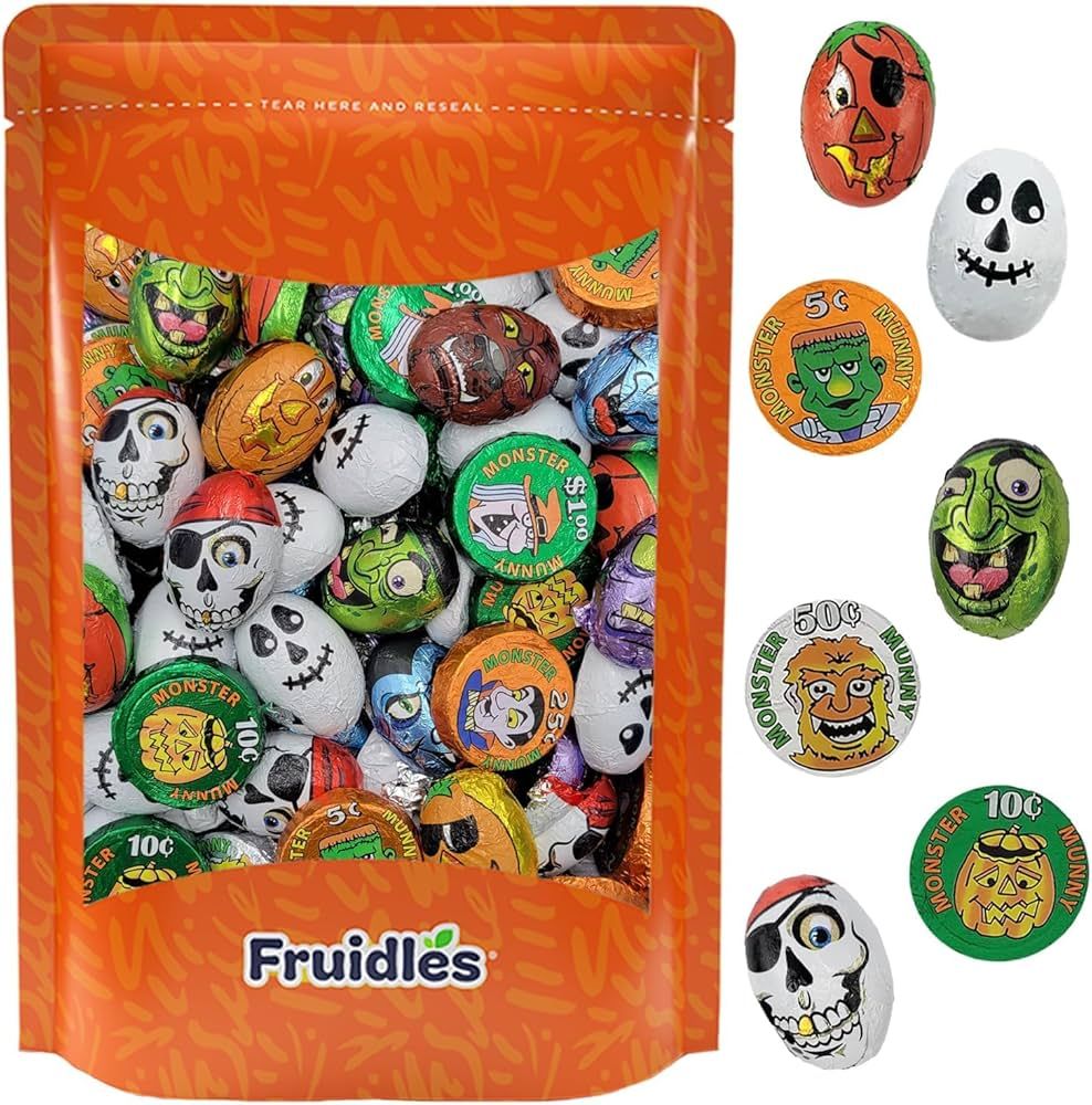 Fruidles Halloween Tricky Treat Master Bag, Trick-Or-Treat Party Bag Fillers, Individually Wrappe... | Amazon (US)