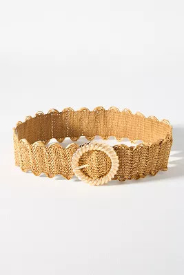 Stretch Shimmer Raffia Belt | Anthropologie (US)