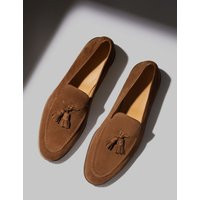 Autograph Men's Suede Loafers - 9 - Tan, Tan,Navy | Marks & Spencer (UK)