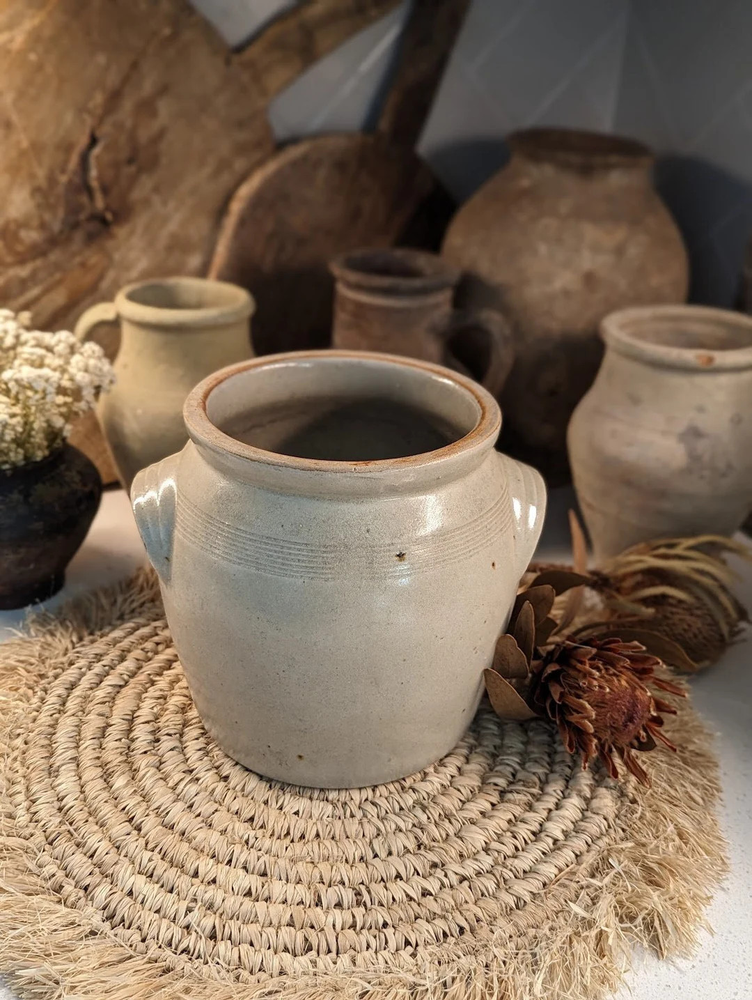 Vintage European Confit Jar - Etsy | Etsy (US)