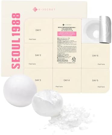 K-SECRET SEOUL 1988 Collagen Boosting Ball – Freeze-Dried 100% Hydrolyzed Collagen | Deep Hydra... | Amazon (US)