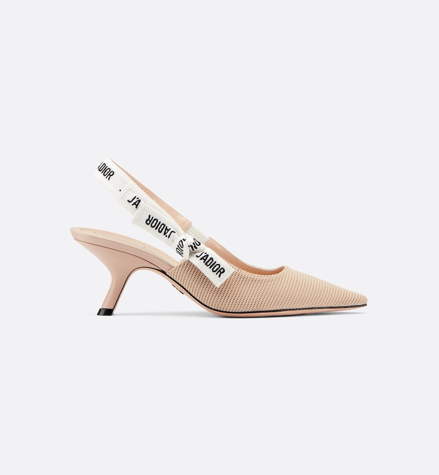 J'Adior Slingback Pump Nude Technical Fabric | DIOR | Dior Couture