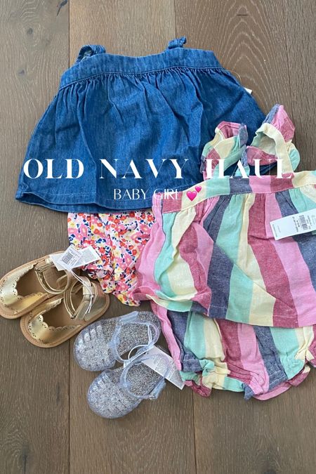 Old Navy haul for baby girl 💕

Baby girl spring outfits, baby girl summer outfits, baby girl fall outfits, baby girl sandals, baby girl clothing, Old Navy haul, baby outfits, baby two piece sets, baby chambray top, baby striped outfit, baby gold sandals, baby jelly sandals 

#LTKstyletip #LTKbaby #LTKSpringSale