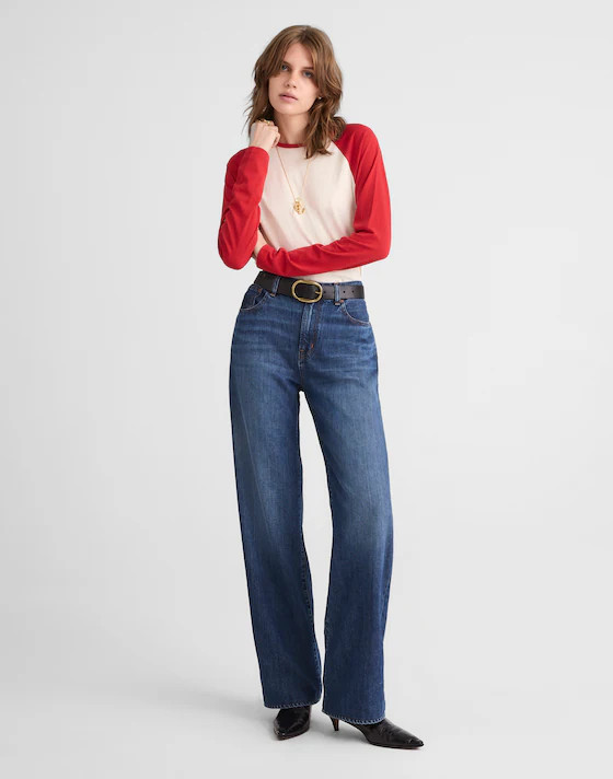 The Perfect Vintage Wide-Leg Jean in SoftDrape | Madewell