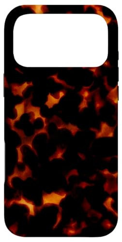 Dark Orange Tortoise Shell Pattern for Modern Aesthetic Case for iPhone 17 Pro Max | Amazon (US)