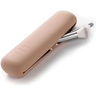 Silicon Makeup Brush Holder，Travel and Portable Cosmetic Face Brushes Holder，Soft Sleek Tools... | Amazon (US)