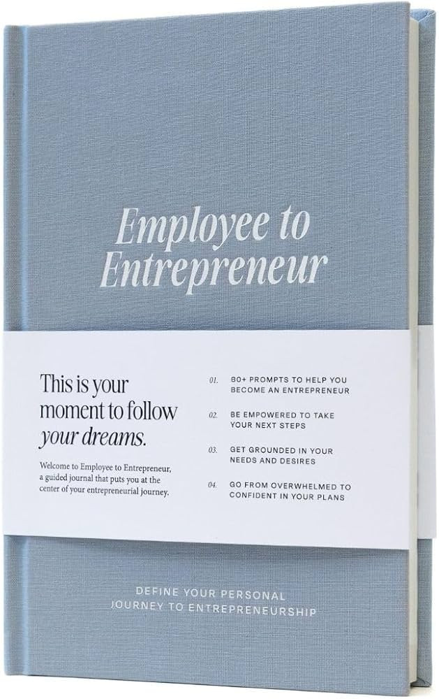 Employee to Entrepreneur - Guided Journal to Change Your Life, Become an Entrepreneur, Journal fo... | Amazon (CA)