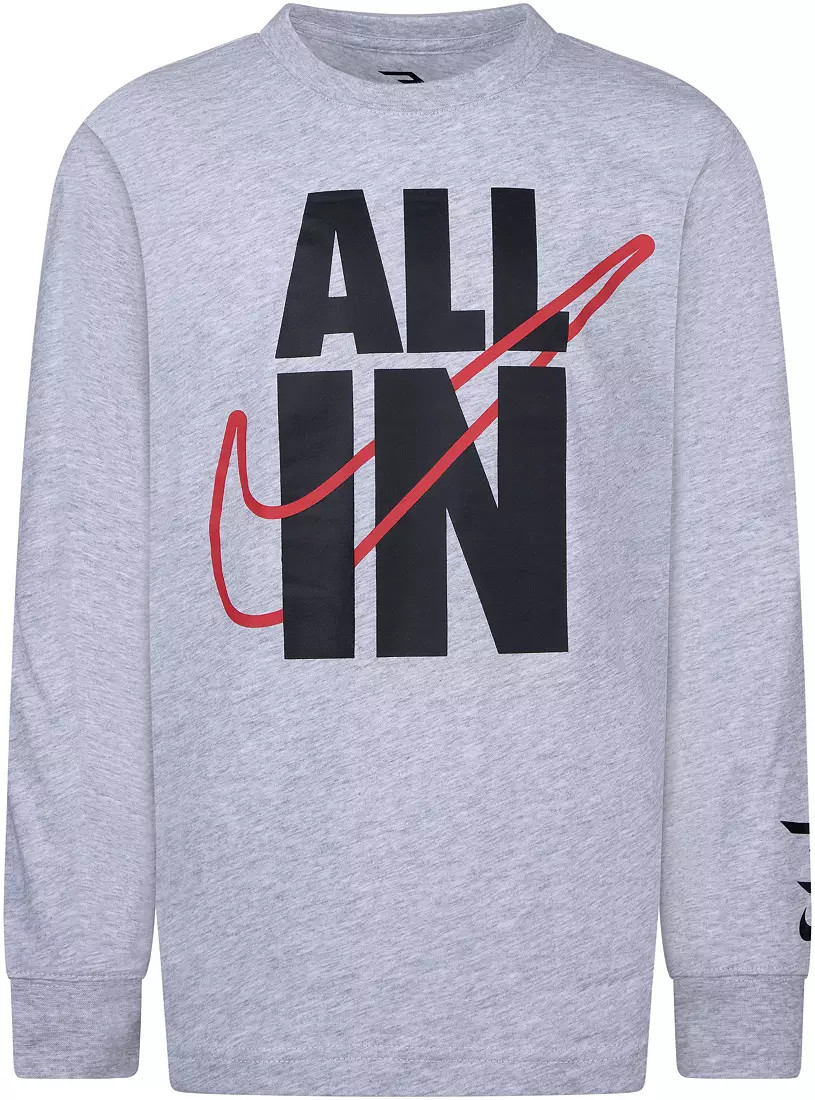 Nike 3BRAND by Russell Wilson Boys' "All In" Long Sleeve T-Shirt | DICK'S Sporting Goods