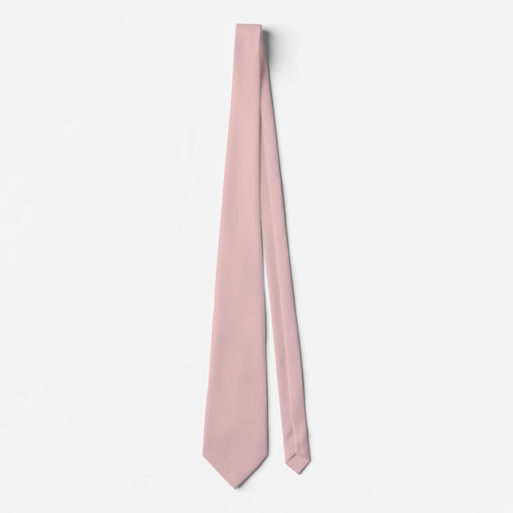 Trend Color Light Pink Neck Tie | Zazzle