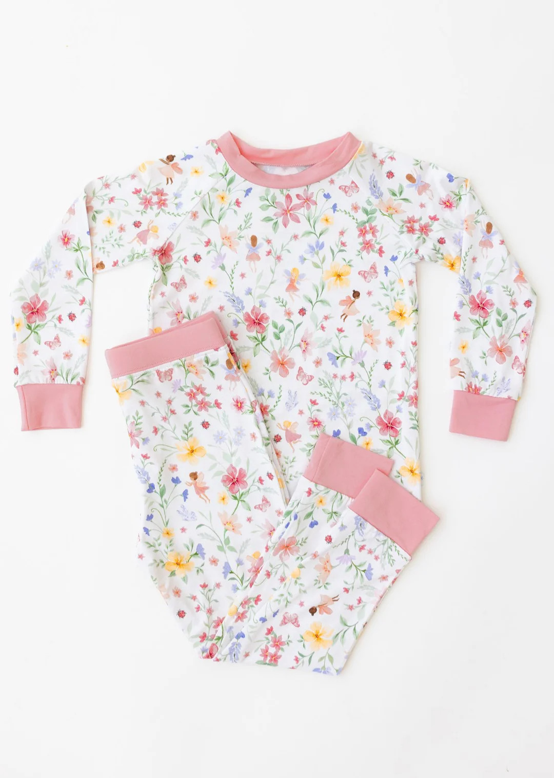 Fairy Floral Two-Piece Pajamas | Tiny Jams