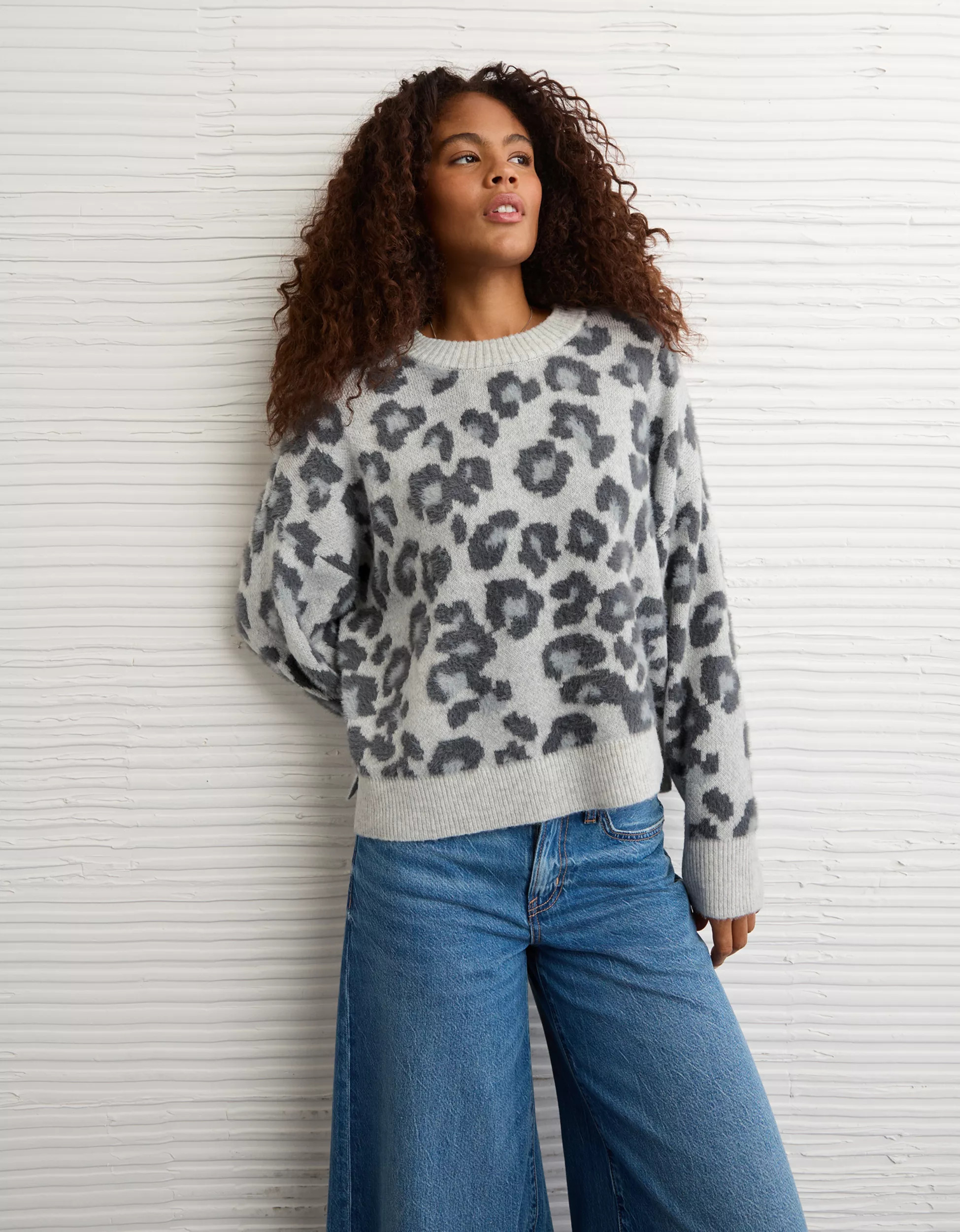 AE Whoa So Soft Classic Crew Neck Sweater | American Eagle Outfitters (US & CA)