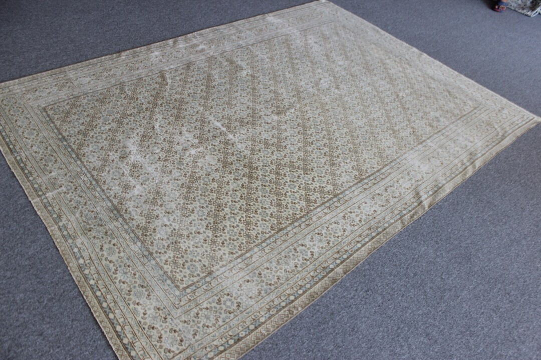 Handmade,vintage,distressed ,decorative,area,tribal Rug. 6' 2'' X 9' Ft. , 190 X 277 Cm. , Free S... | Etsy (US)