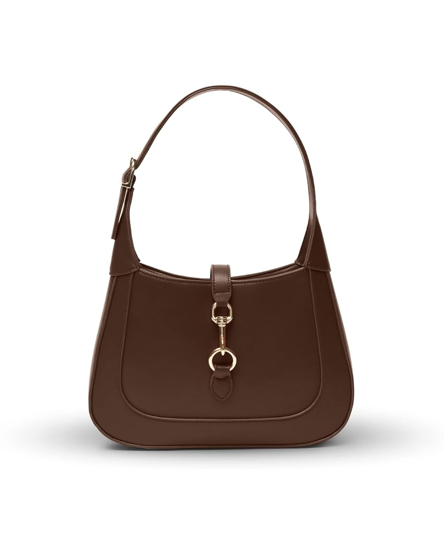 Shoulder Bag for Women - Small Shoulder Purses - Cute Trendy Hobo Handbags - Adjustable Strap Veg... | Amazon (US)