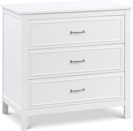 Click for more info about Amazon.com: DaVinci Charlie 3-Drawer Dresser in White , 35x20x34 Inch (Pack of 1) : Everything El...