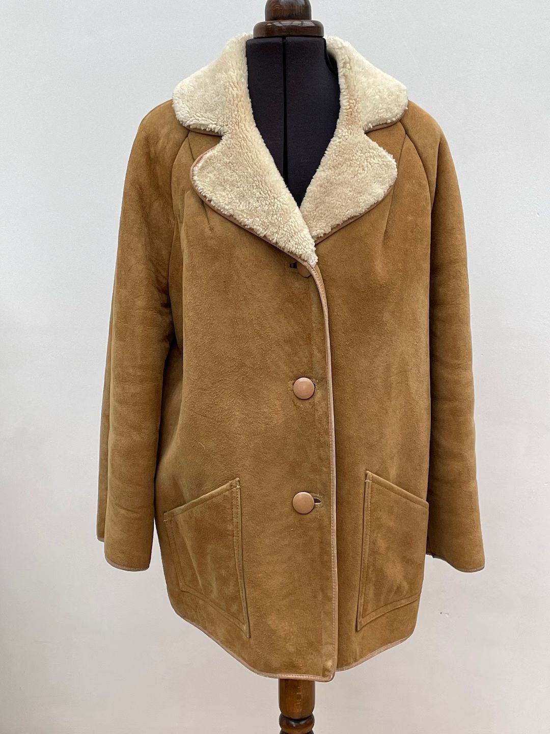 Vintage Morlands Womens Tan Honey Lambskin Sheepskin Shearling Car Coat Jacket Large - Etsy UK | Etsy (UK)