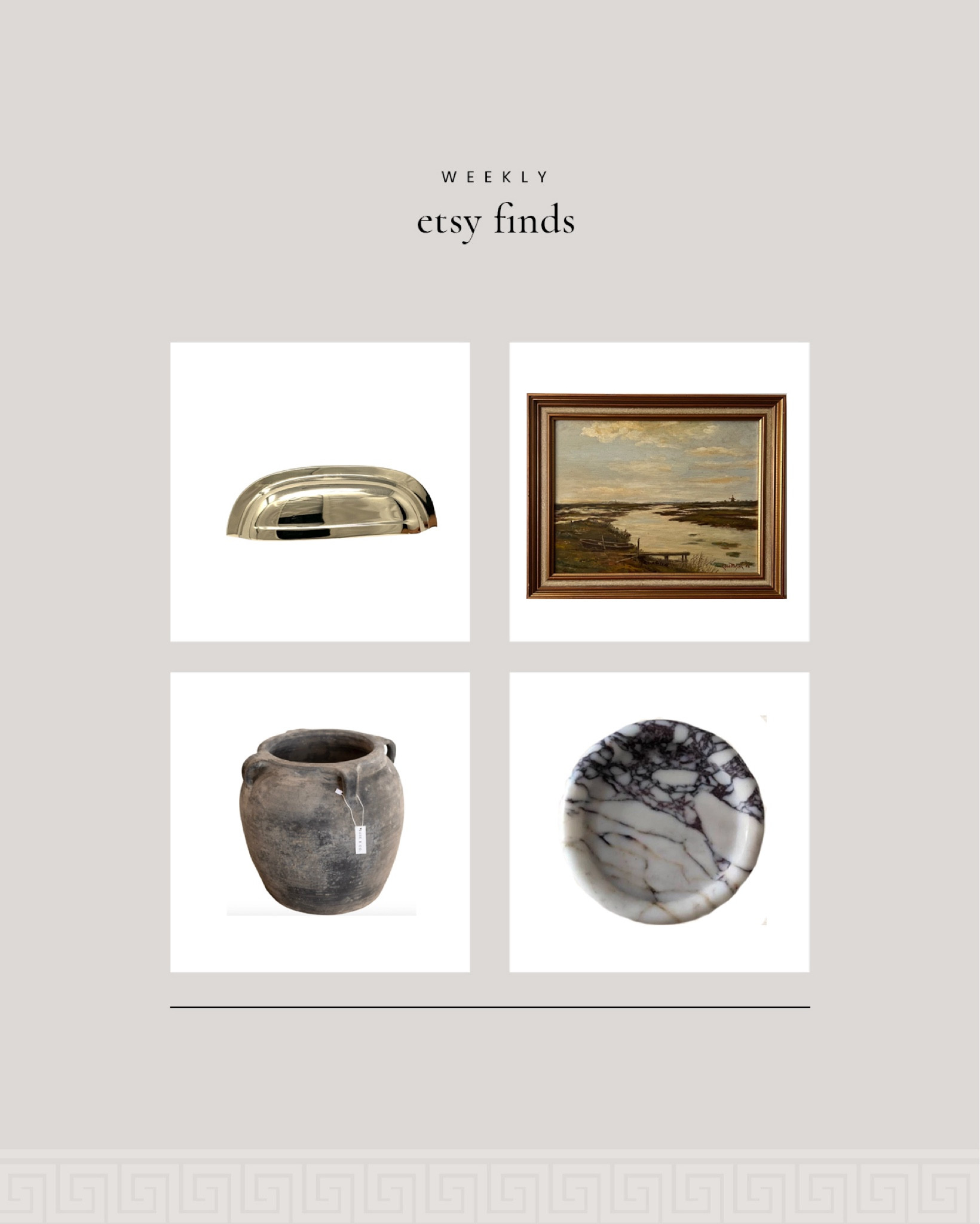 Weekly Etsy Finds: Handmade and Vintage Goods for Home 

#LTKGiftGuide #LTKhome