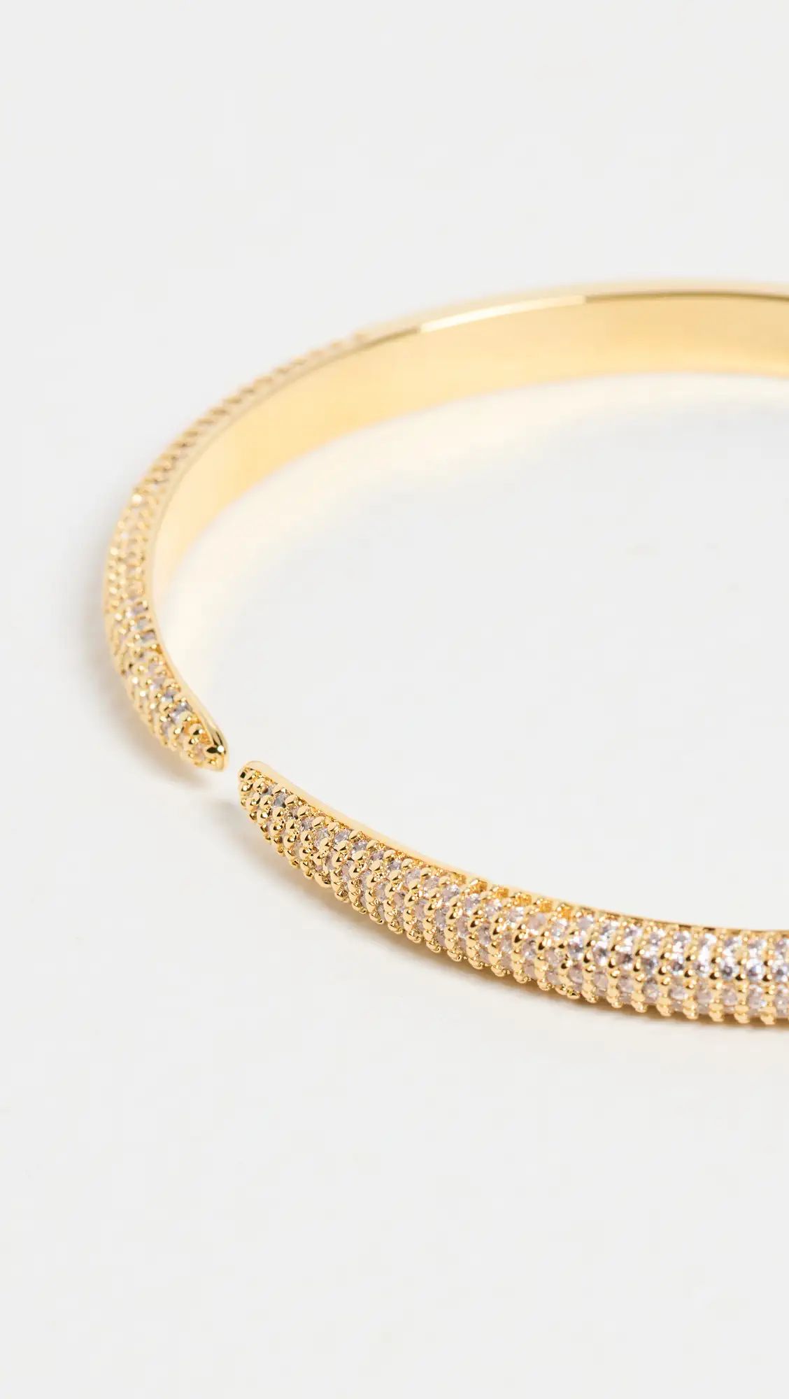 1 Cttw Pave Pointed Hinge Bangle | Shopbop