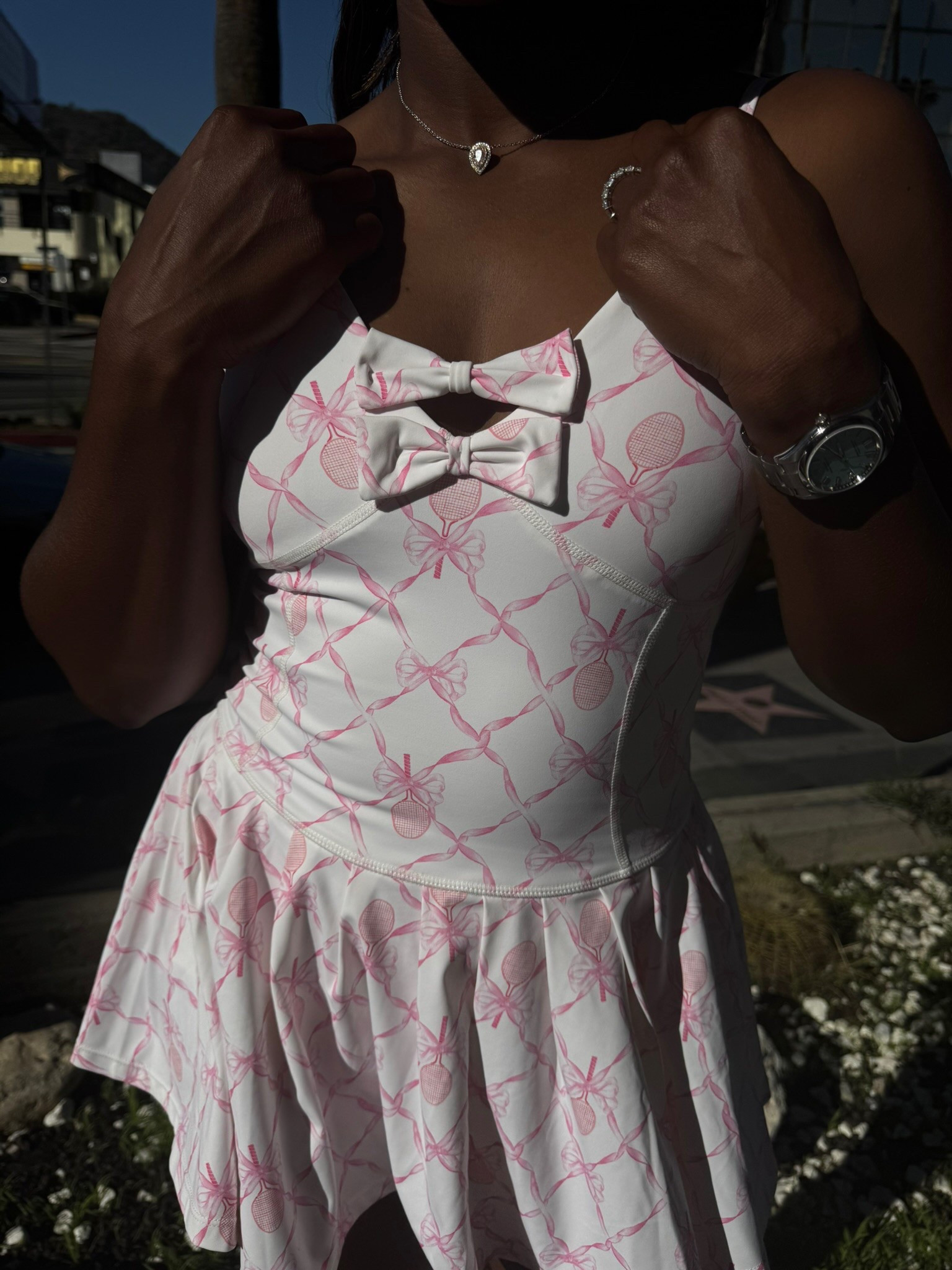 This tennis dress is bringing the sass and a pop of pink to your spring workout wardrobe! 



#LTKStyleTip #LTKSeasonal #LTKActive