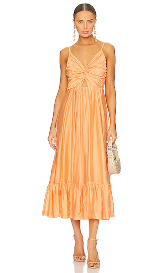 Olinda Dress in Peach | Revolve Clothing (Global)