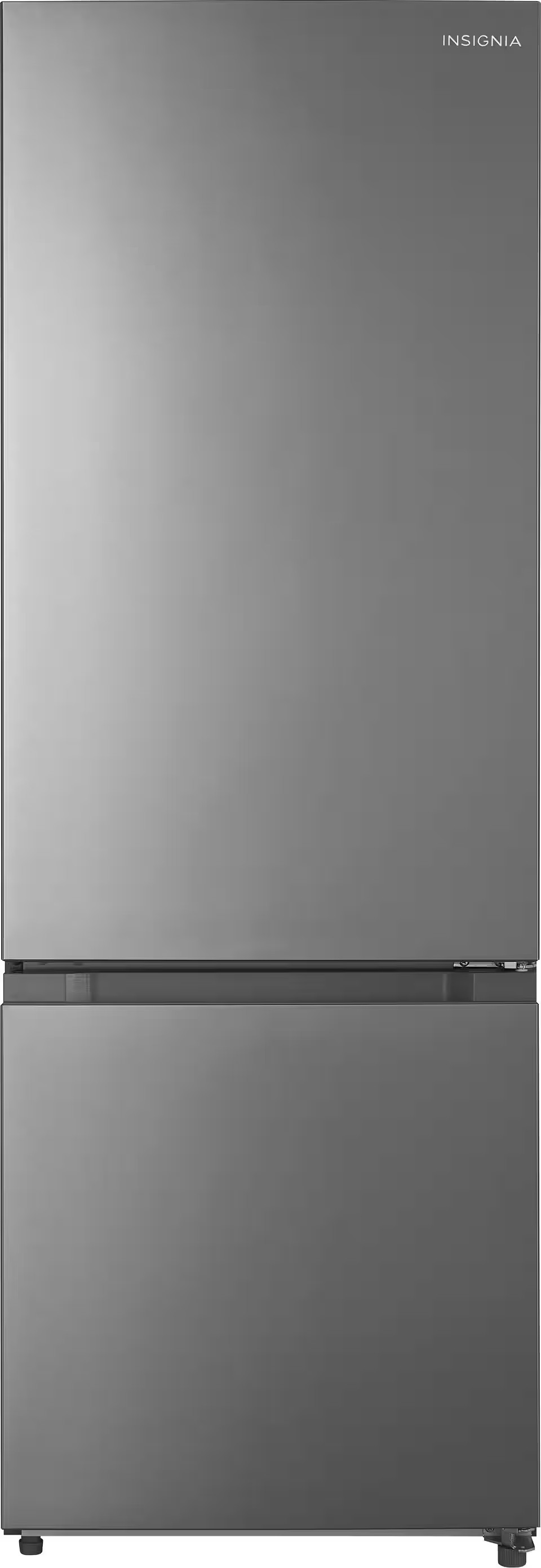Insignia™ 11.5 Cu. Ft. Bottom Mount Refrigerator with ENERGY STAR Certification Stainless Steel... | Best Buy U.S.