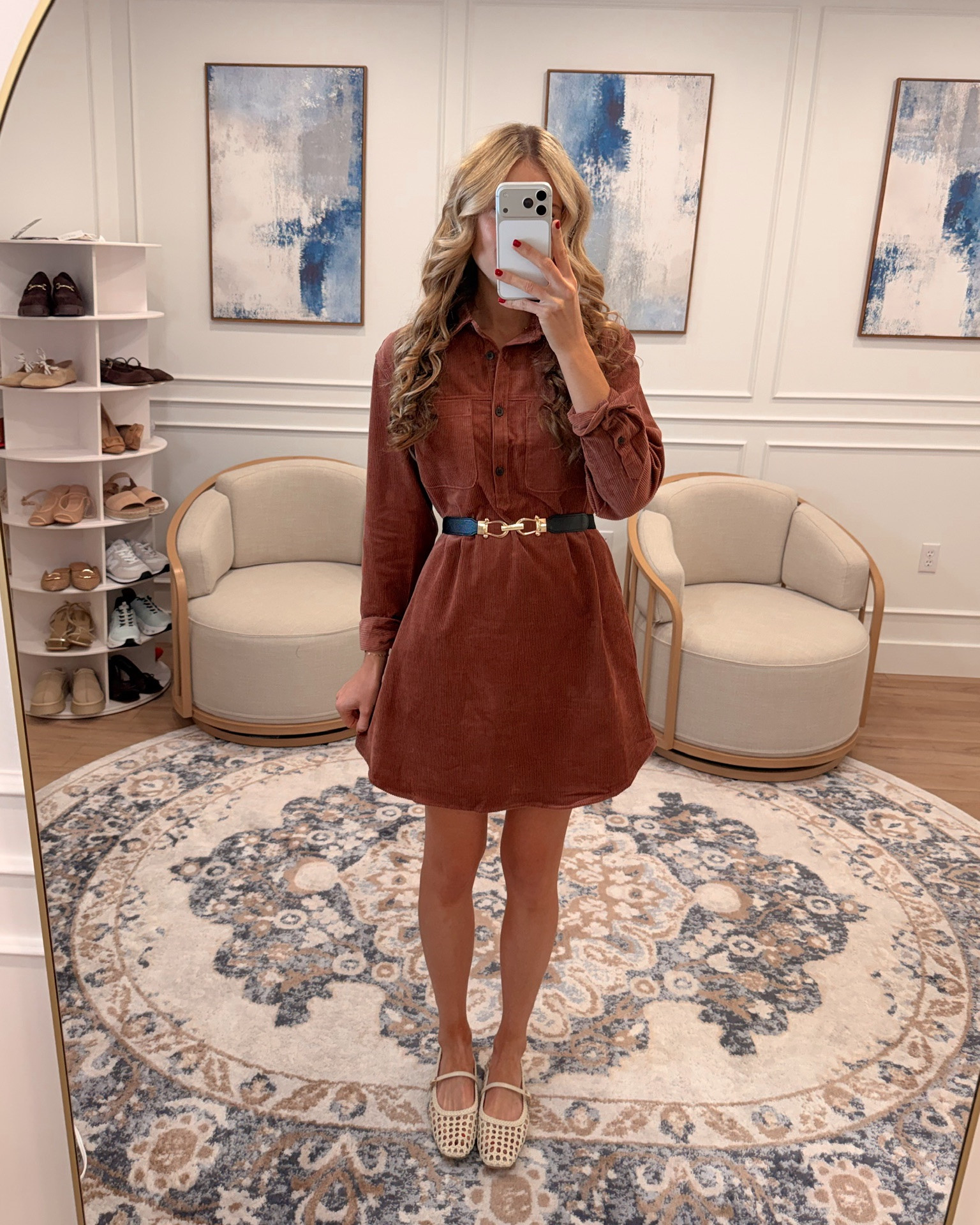 Old Navy this corduroy shirtdress is such a good fall find 🤎 The button-front and pocket details give it such a classic feel, and I love how a simple belt cinches the waist for extra shape. Paired it with knee-high suede boots for the perfect fall outfit.

True to size! 5’8.5 for reference.

#LTKootd #LTKgrwm #LTKSeasonal