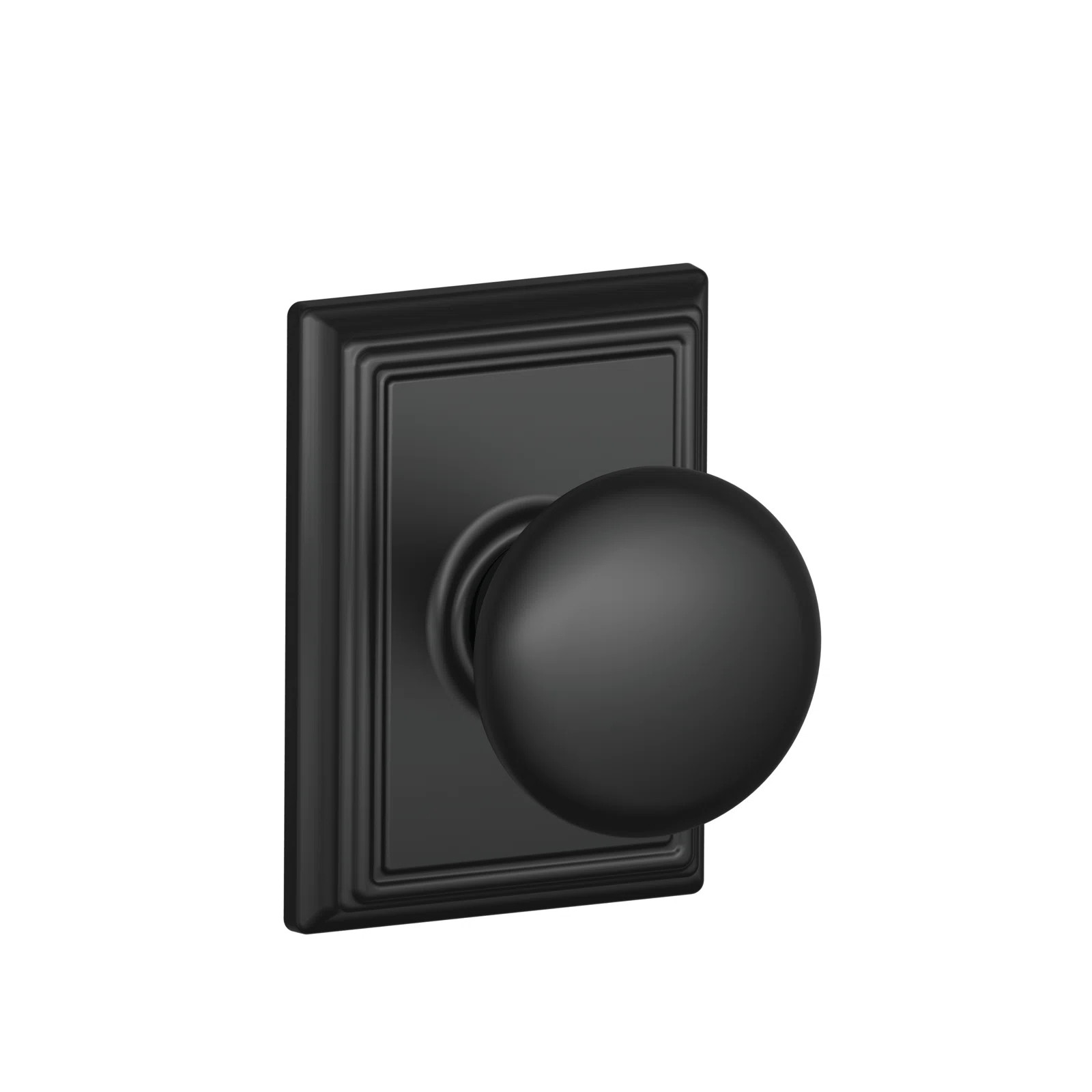 Plymouth Passage Door Knob with Addison Trim | Wayfair Professional