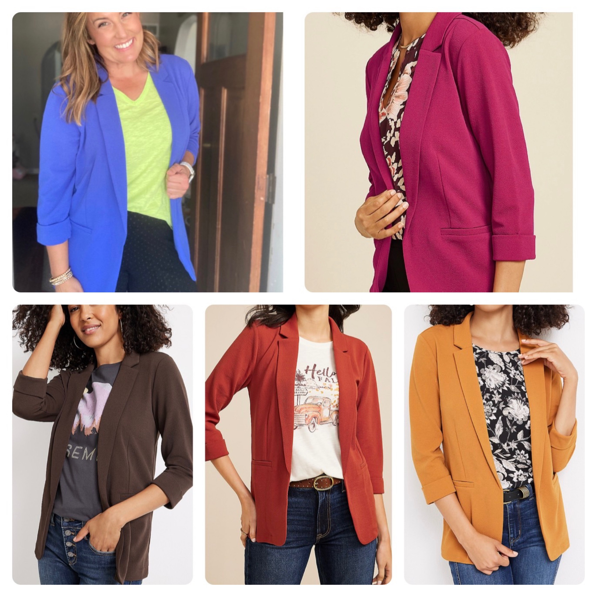 Favorite comfy blazer is back in new colors for fall 

This comes in at $29. I size up to an xl to give it more of a relaxed fit.

#LTKHoliday #LTKstyletip #LTKSeasonal