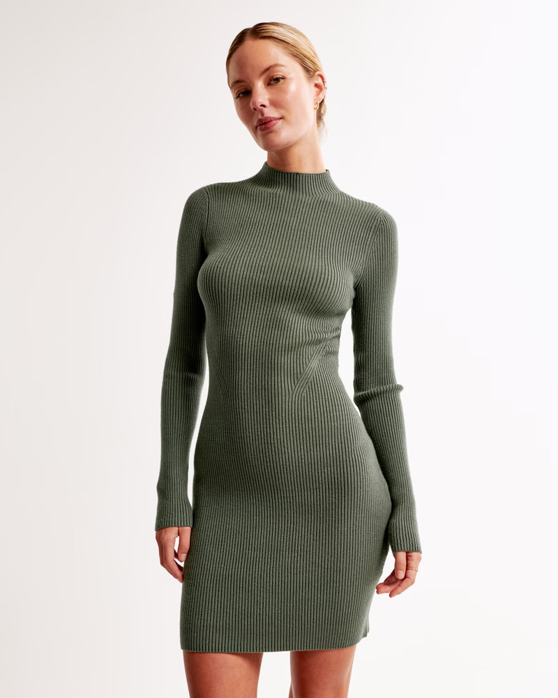 Women's The A&F Paloma Long-Sleeve Mini Dress | Women's Dresses & Jumpsuits | Abercrombie.com | Abercrombie & Fitch (US)