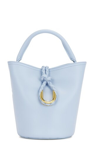 Bottega Veneta Mini Liberta Bucket Bag in Blue | FWRD 