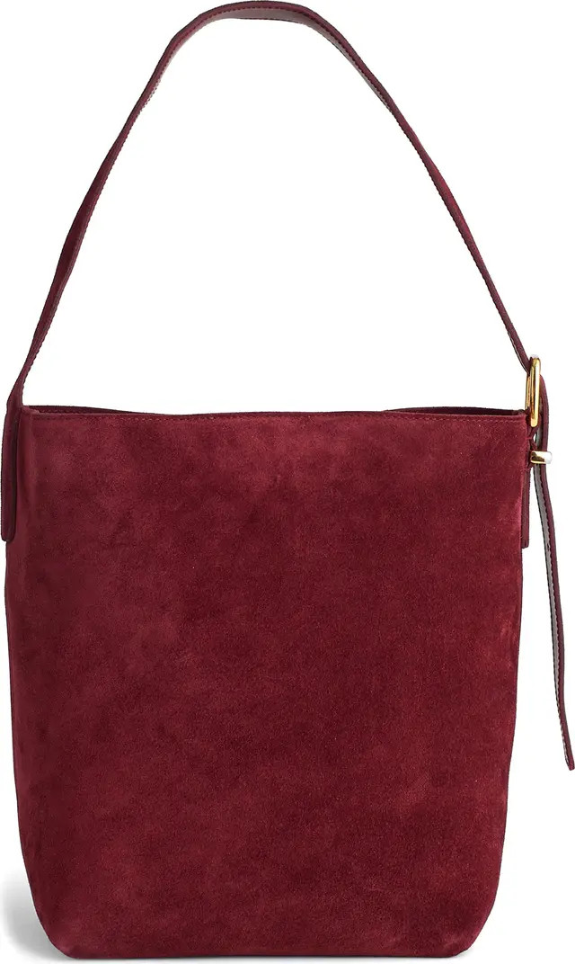 Madewell The Medium Essential Suede Bucket Tote | Nordstrom | Nordstrom