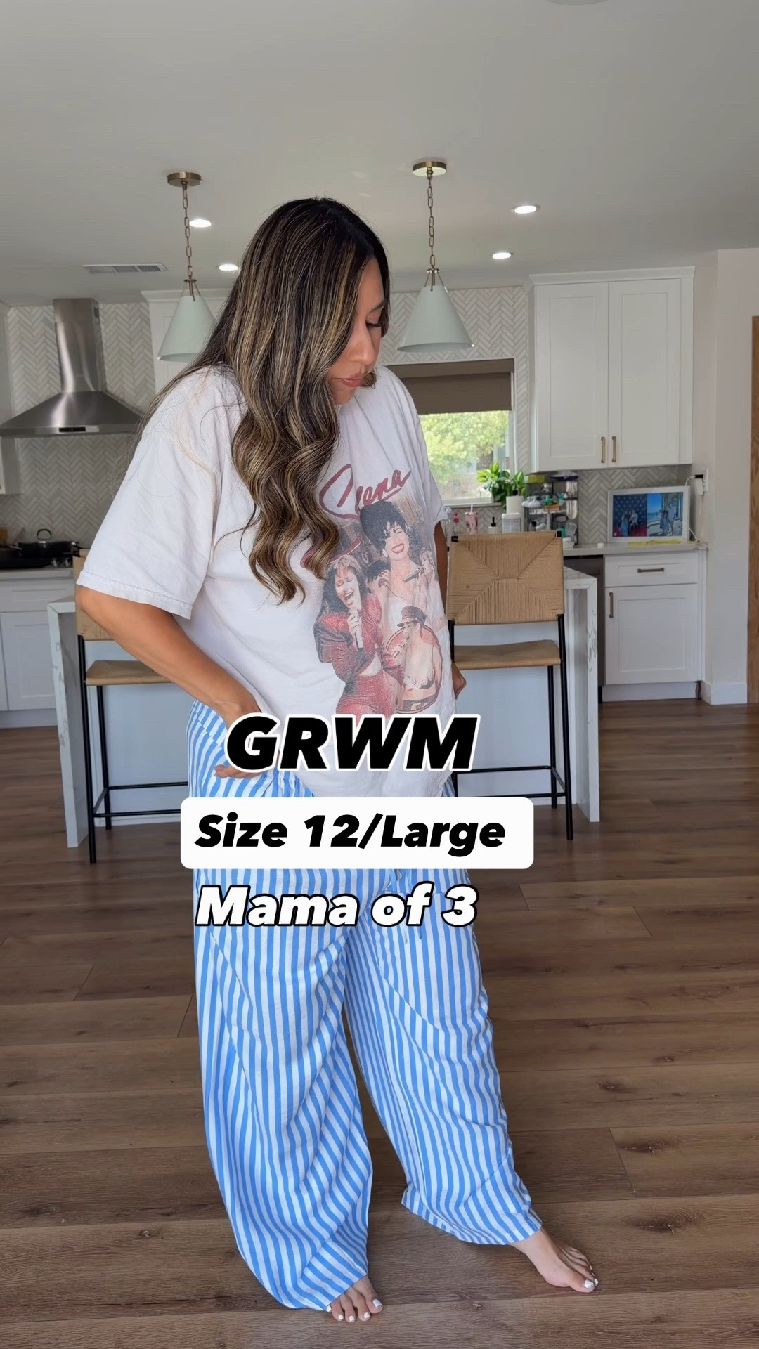 Comfy cute outfit to chase around the kiddos! Wearing size large in pants and I’m a size 12! Button up is old target but linked similar ones!

#LTKmomlife #LTKgrwm #LTKMidsize