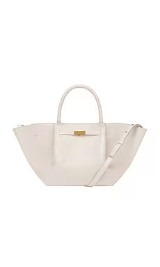 DeMellier London Midi New York Tote in Off White Small Grain from Revolve.com | Revolve Clothing (Global)